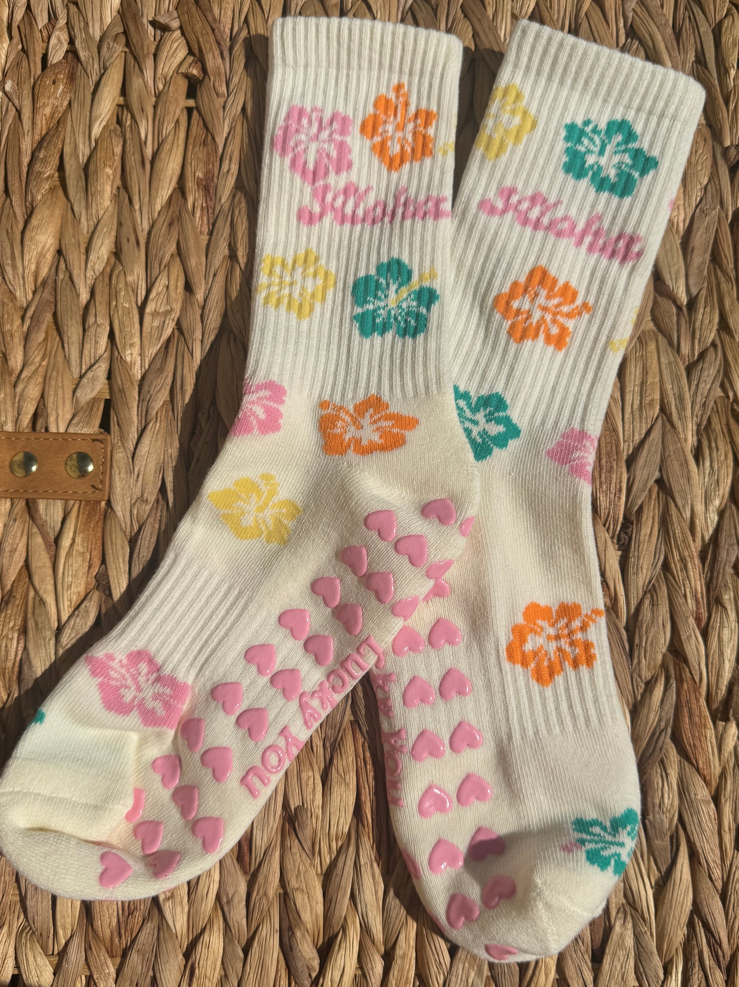 Aloha Grip Socks