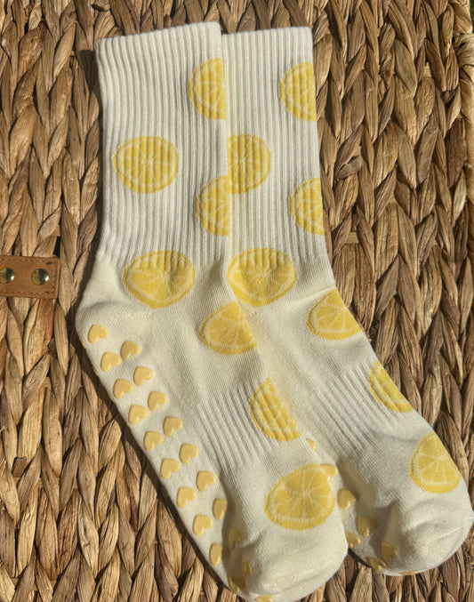 Lemon Grip Socks